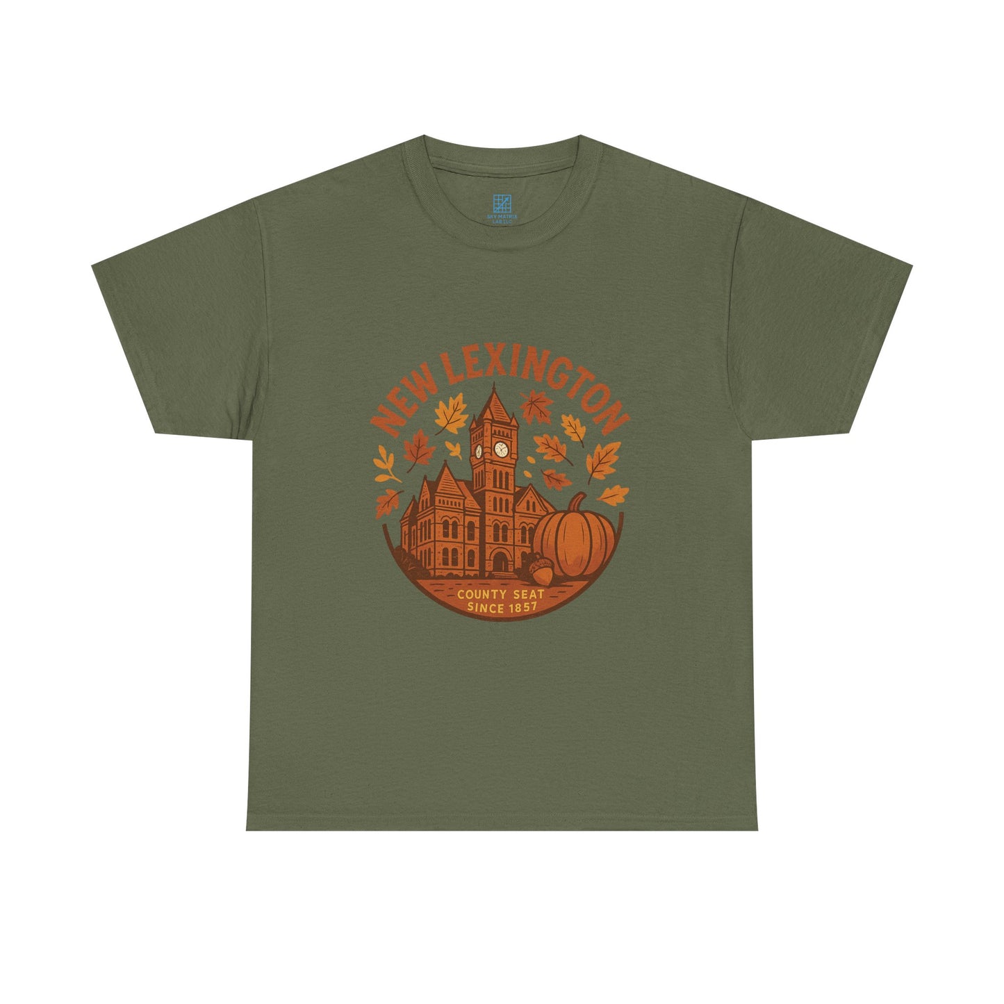 Unisex New Lexington Courthouse Historic Fall Tee-Shirt