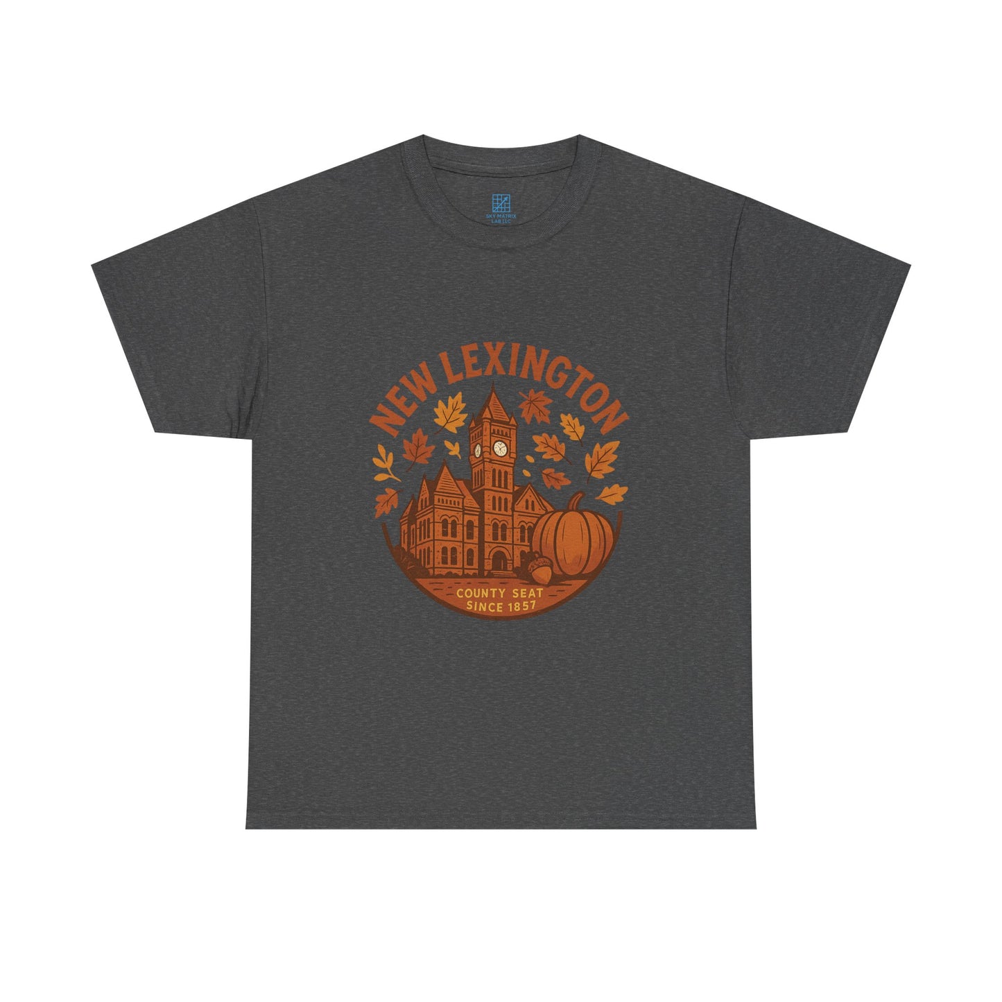 Unisex New Lexington Courthouse Historic Fall Tee-Shirt