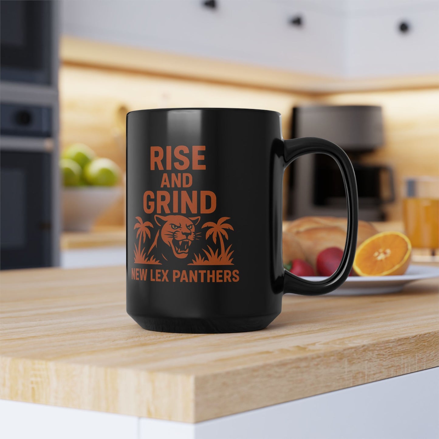Rise and Grind New Lex Panthers Coffee Mug