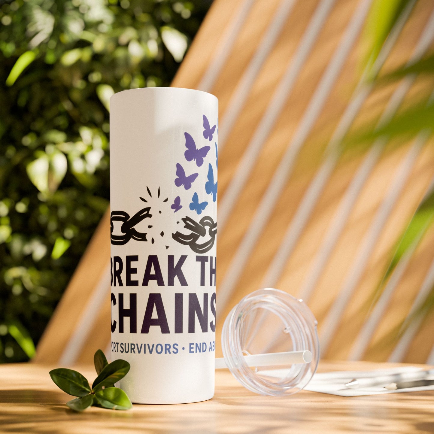Break the Chains Skinny Tumbler 20oz