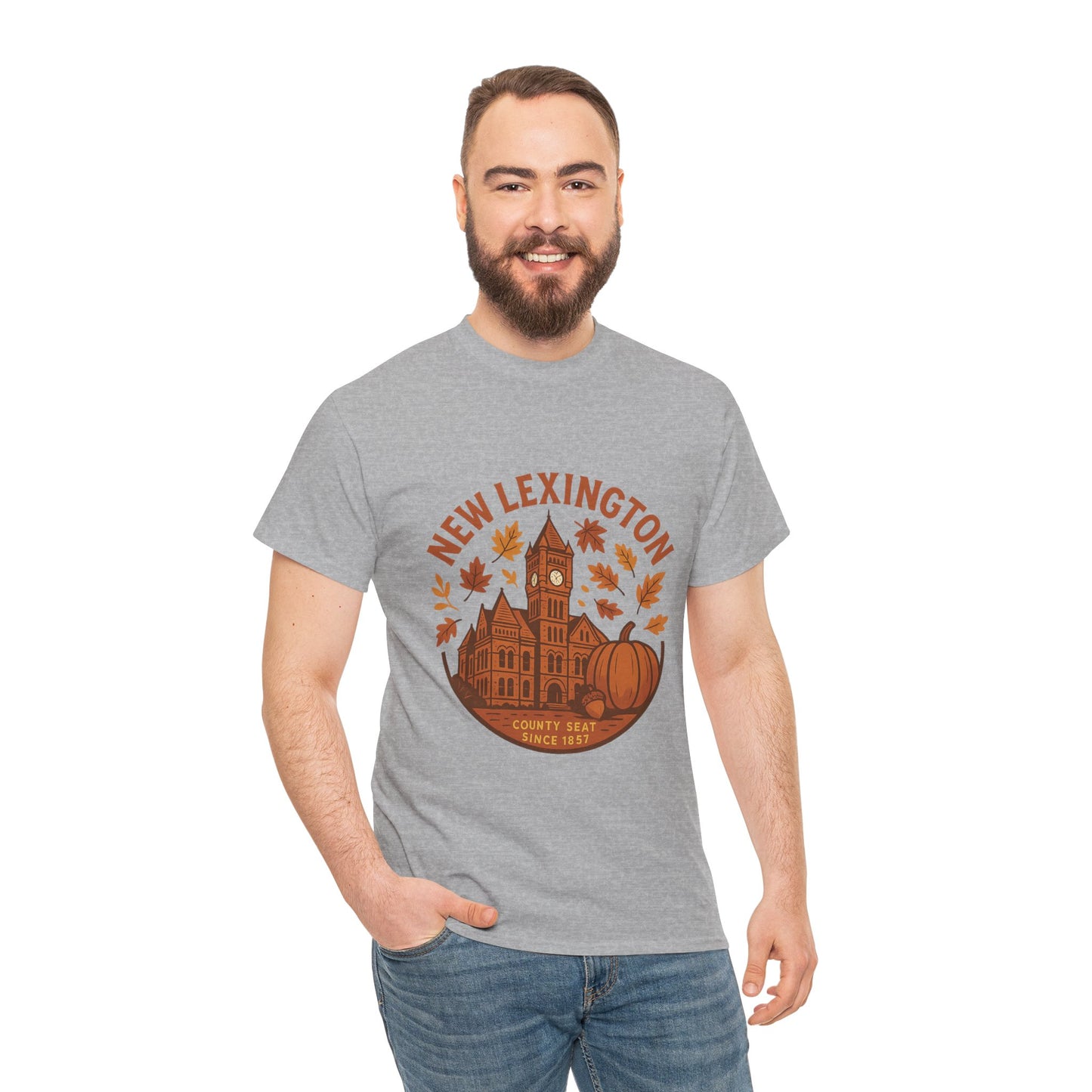 Unisex New Lexington Courthouse Historic Fall Tee-Shirt