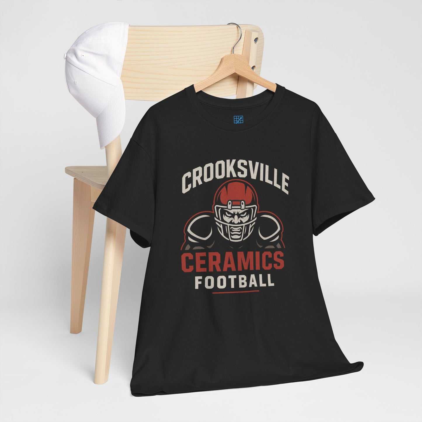 Unisex Crooksville Ceramics Football T-Shirt