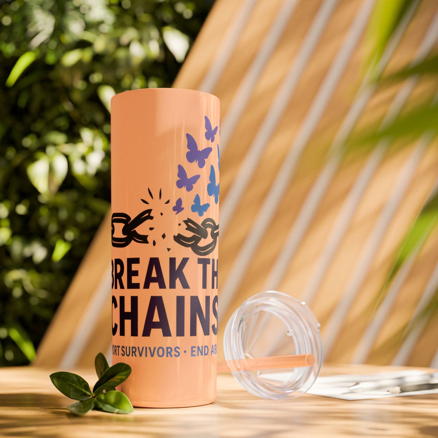 Break the Chains Skinny Tumbler 20oz