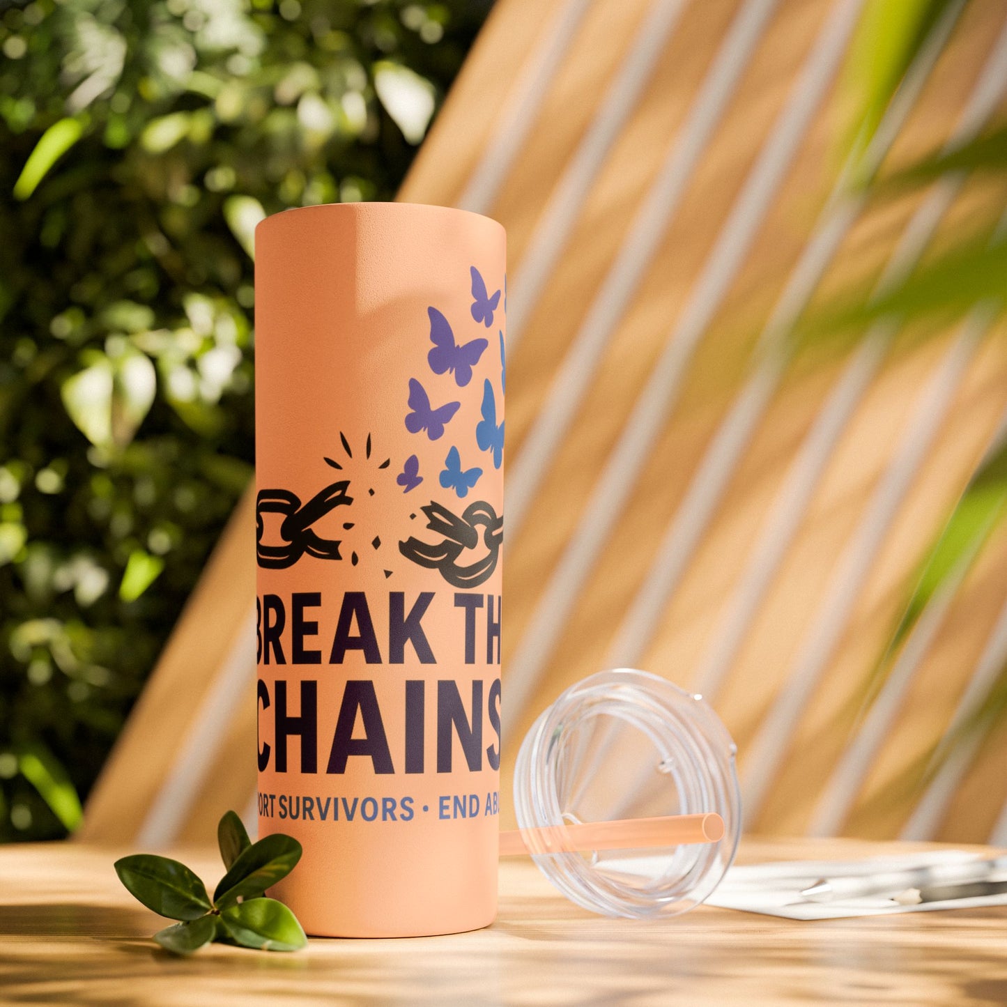 Break the Chains Skinny Tumbler 20oz
