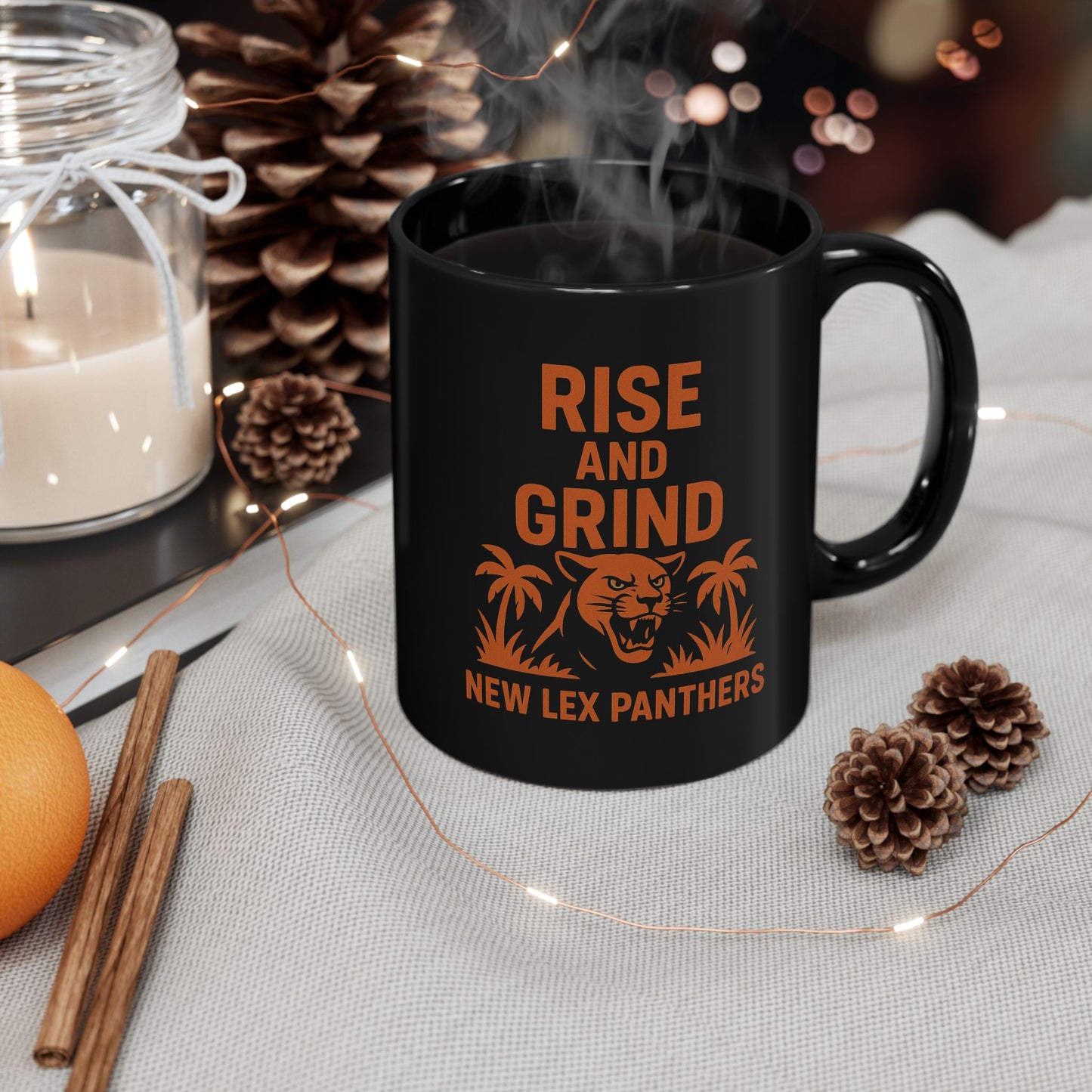 Rise and Grind New Lex Panthers Coffee Mug