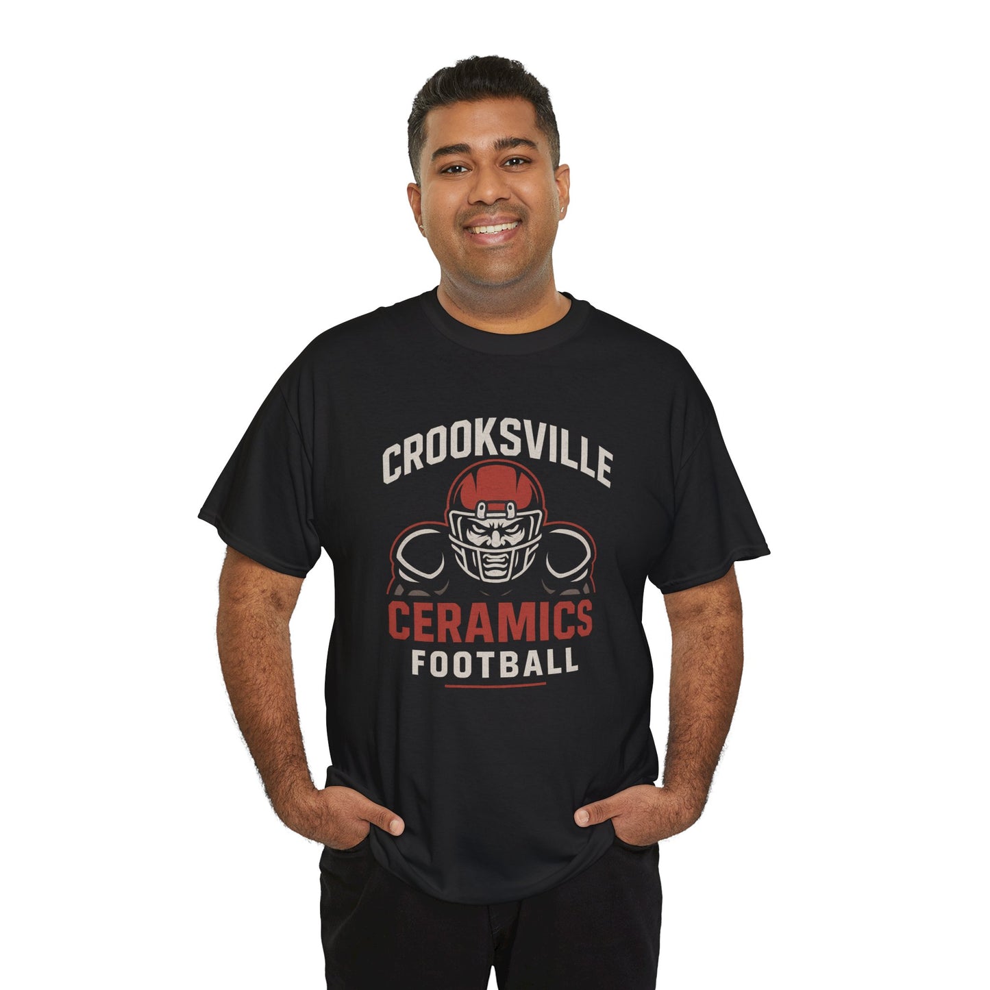 Unisex Crooksville Ceramics Football T-Shirt