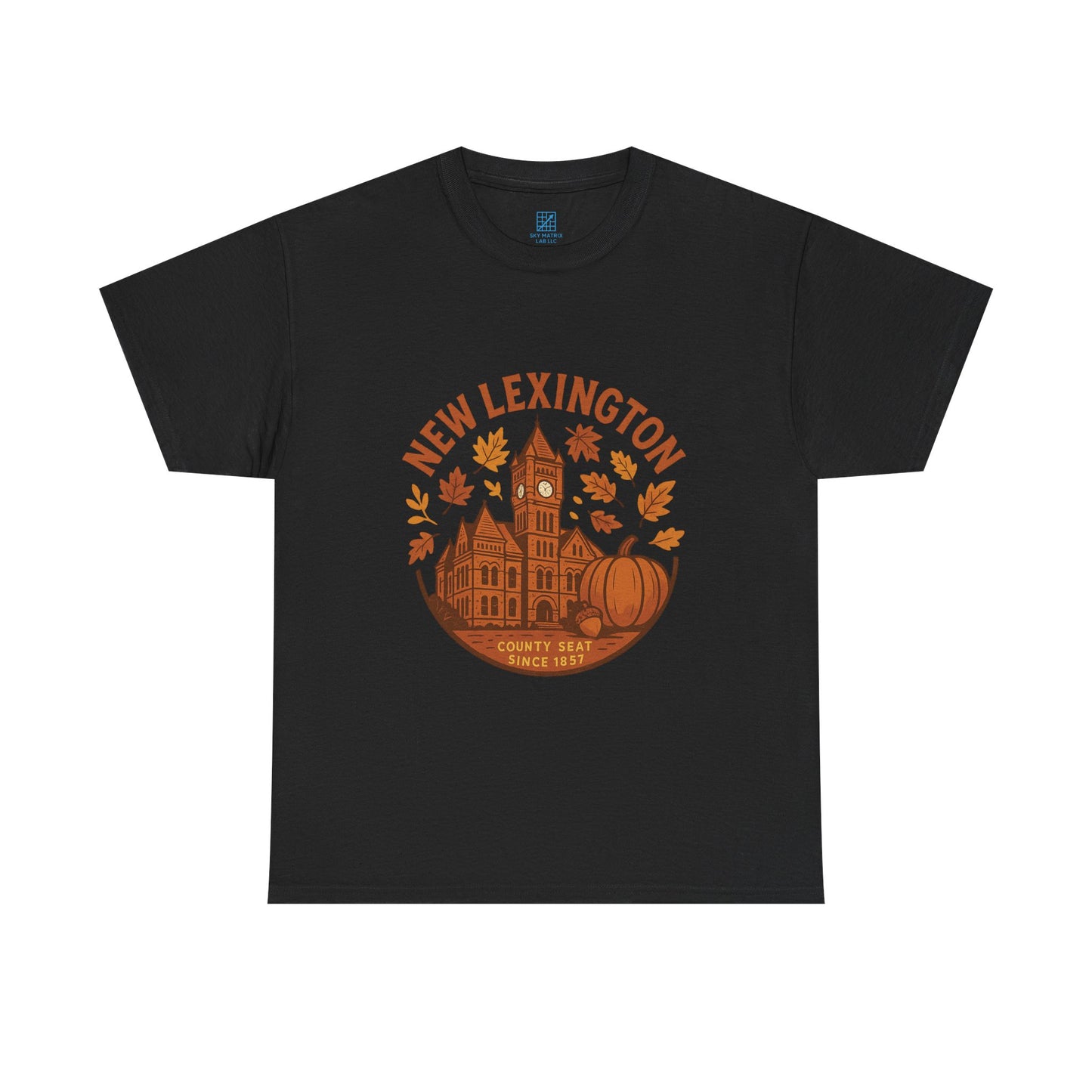 Unisex New Lexington Courthouse Historic Fall Tee-Shirt