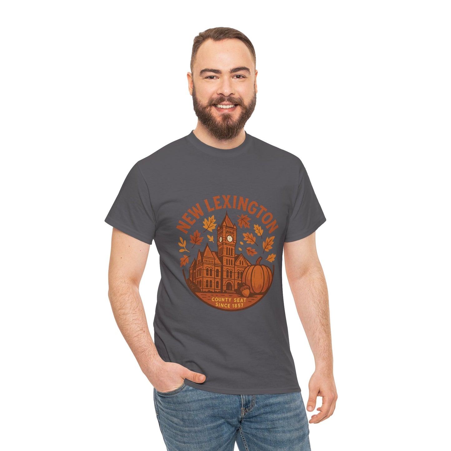 Unisex New Lexington Courthouse Historic Fall Tee-Shirt