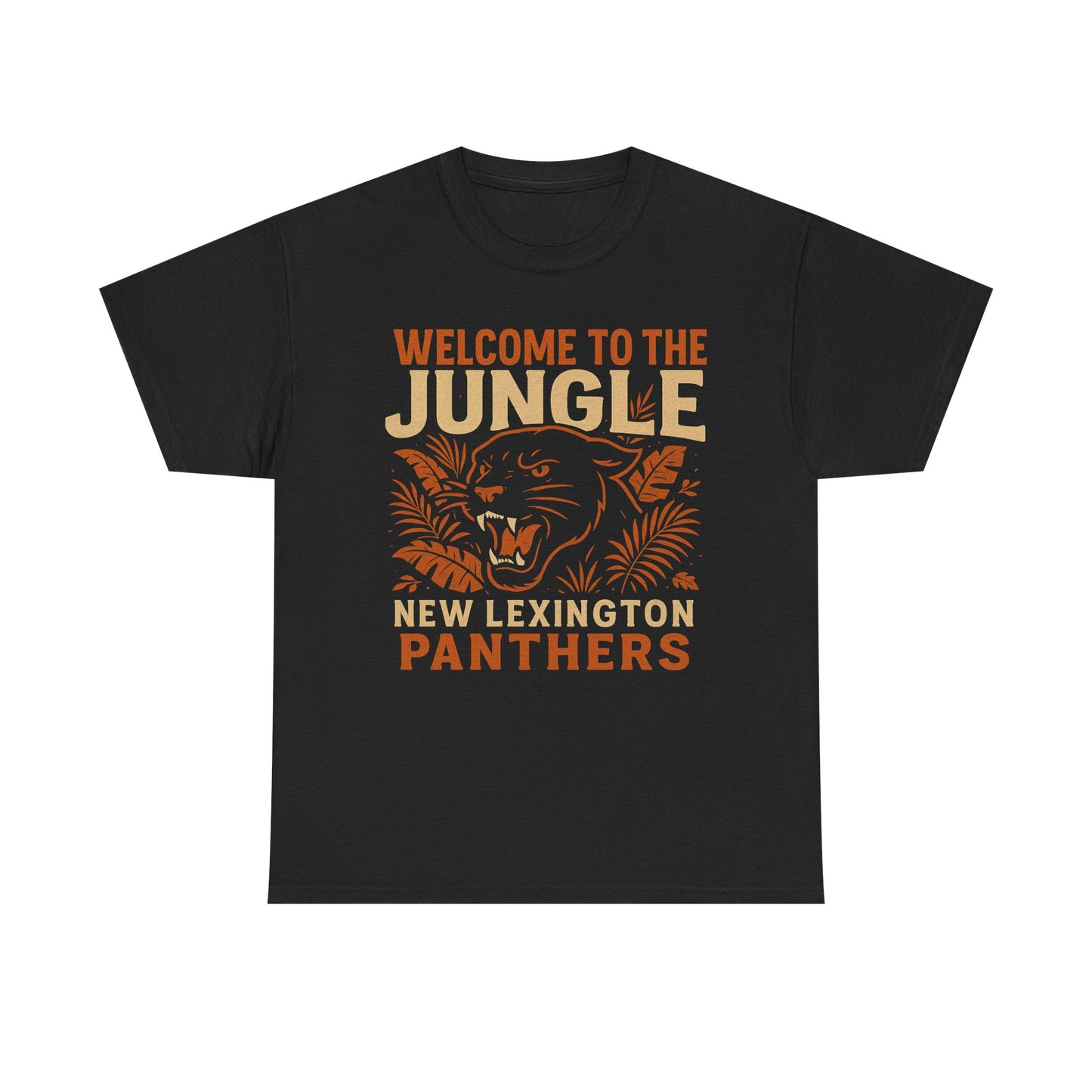 Welcome to the Jungle New Lexington Panthers Black T-Shirt