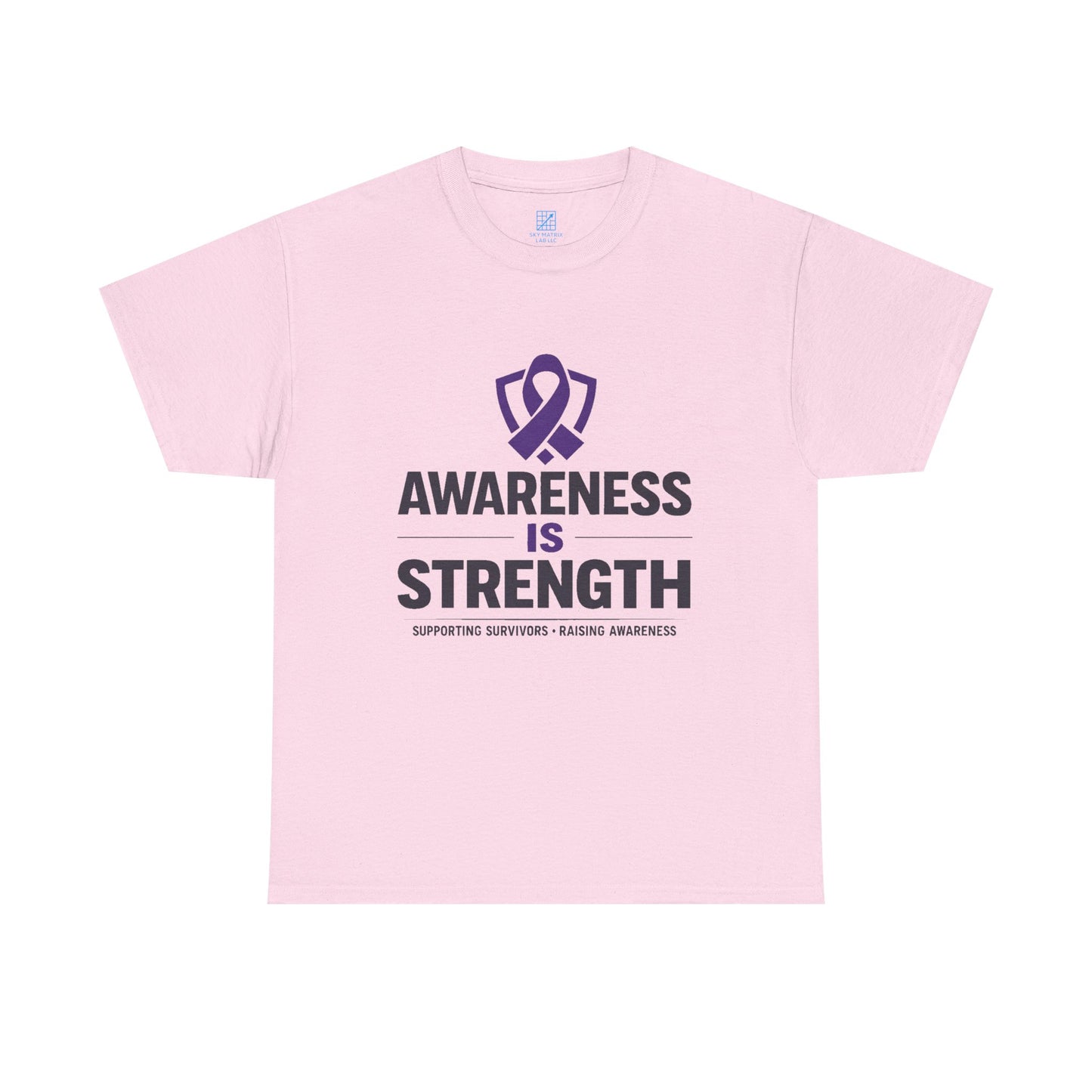 Awareness Is Strength – Domestic Violence Awareness T-Shirt