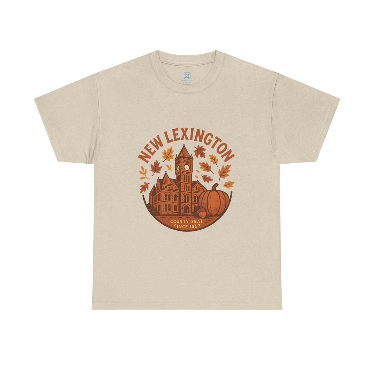 Unisex New Lexington Courthouse Historic Fall Tee-Shirt