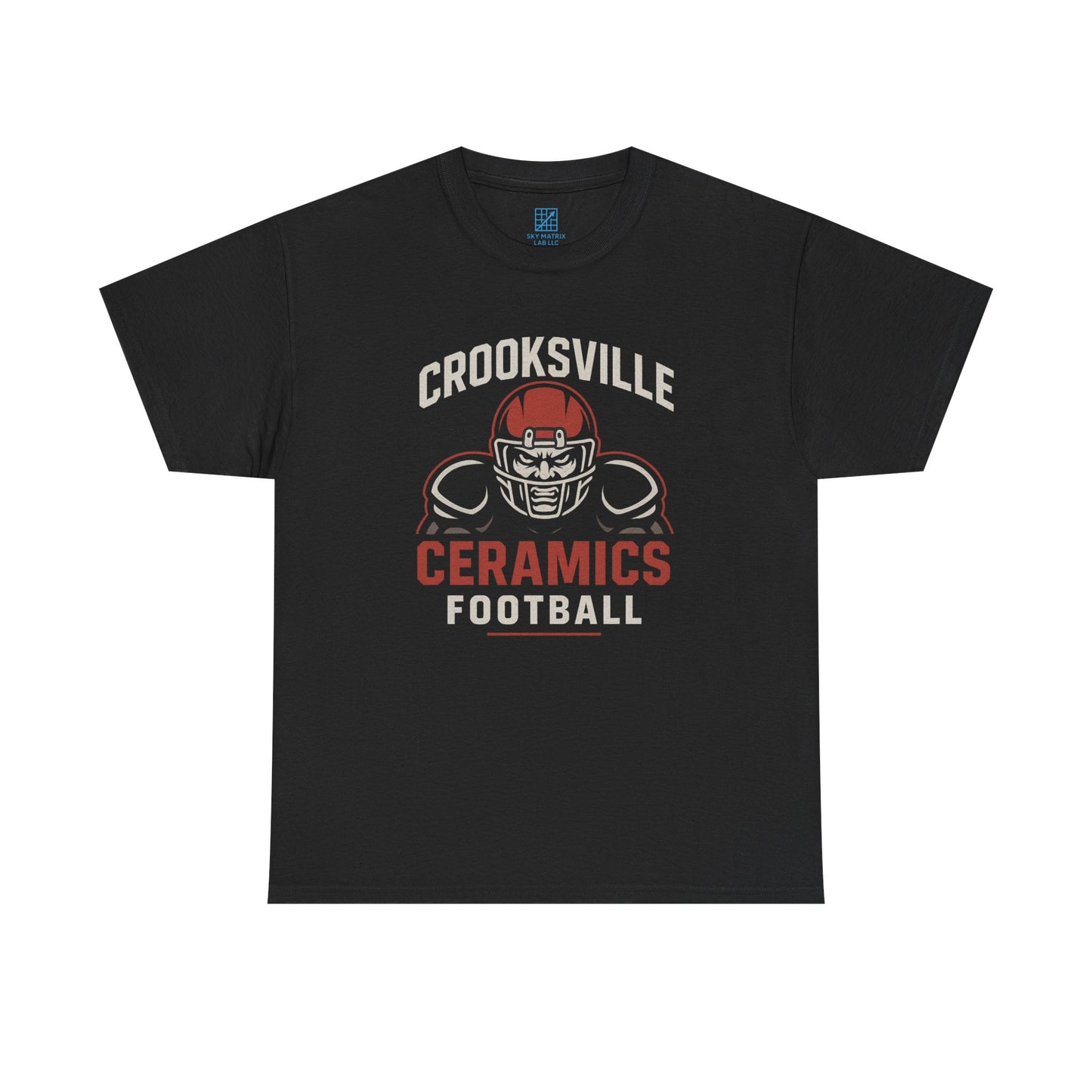 Unisex Crooksville Ceramics Football T-Shirt