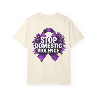 Stop Domestic Violence Awareness Apparel T-Shirt