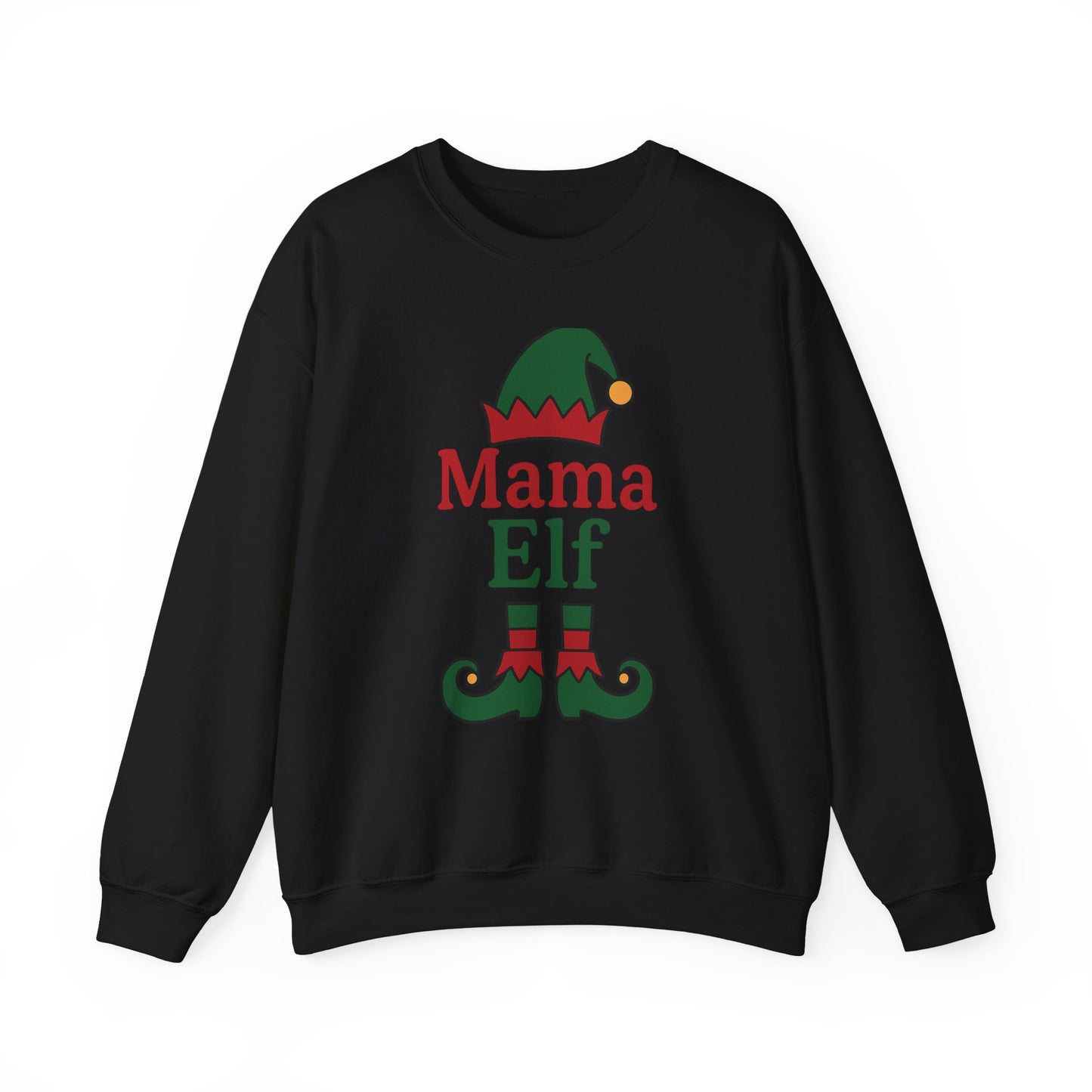 Mama Elf Christmas Crewneck Sweatshirt