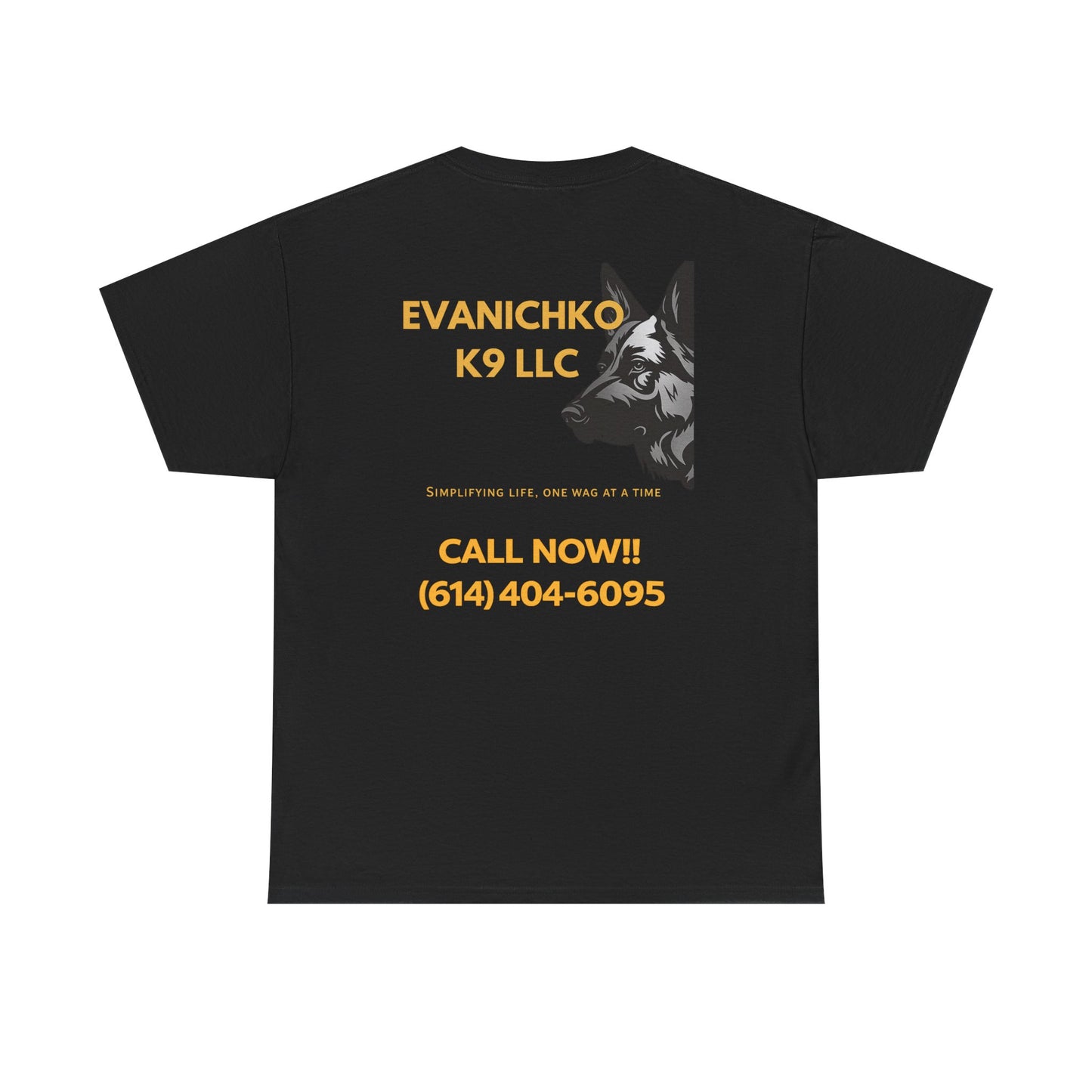 Evanichko K9 LLC Adult Heavy Cotton™ Unisex T-Shirt – Gildan 5000