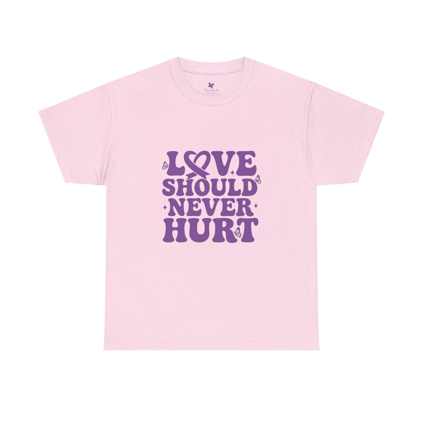 Love Should Never Hurt Survivor Support T-Shirt