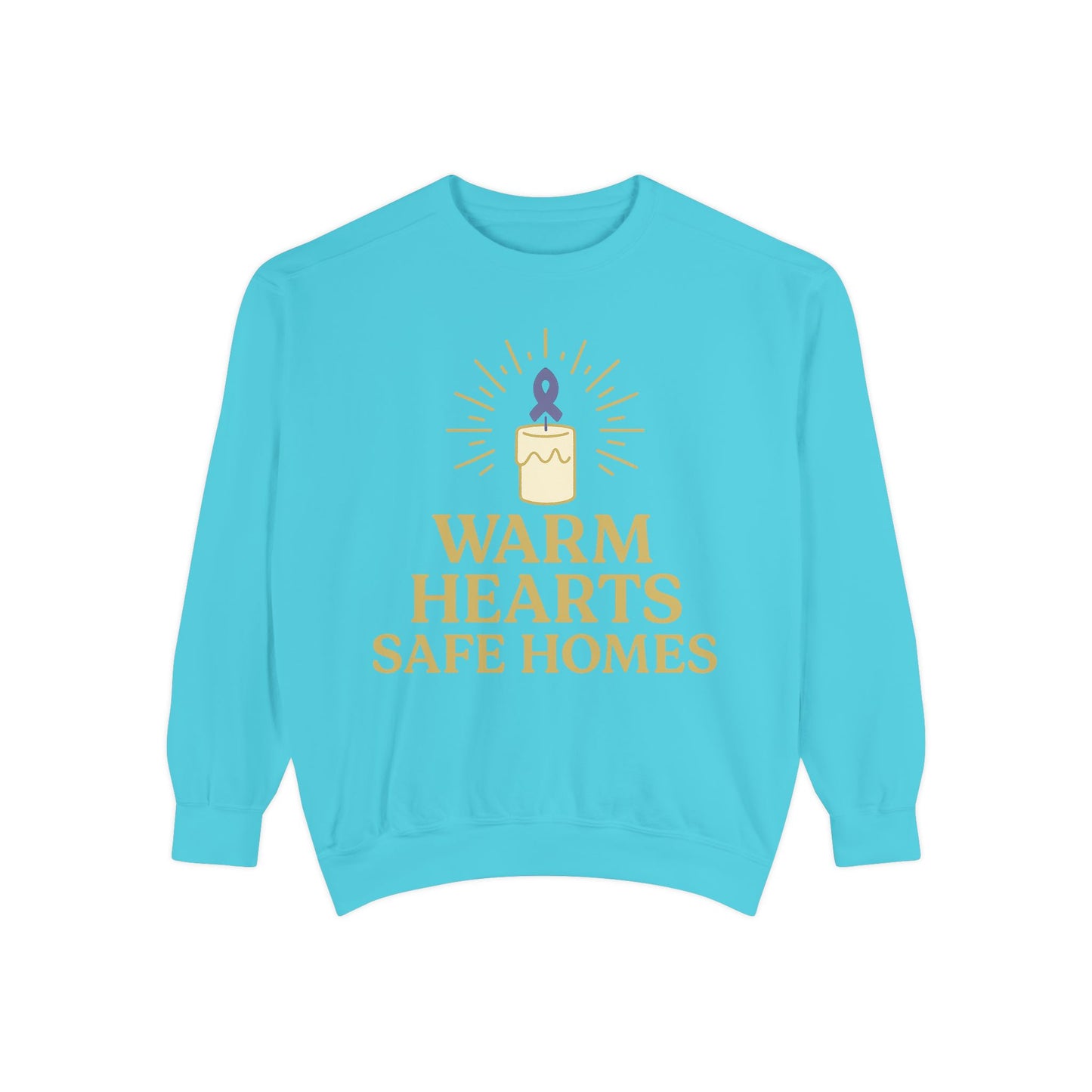 Unisex - Warm Hearts Safe Homes Crewneck