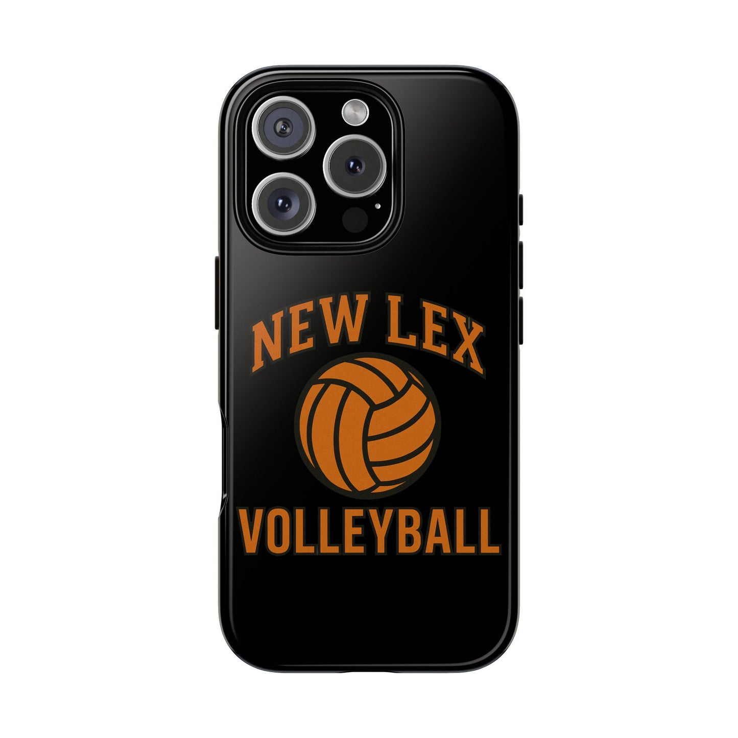 New Lex Volleyball Black Phone Case