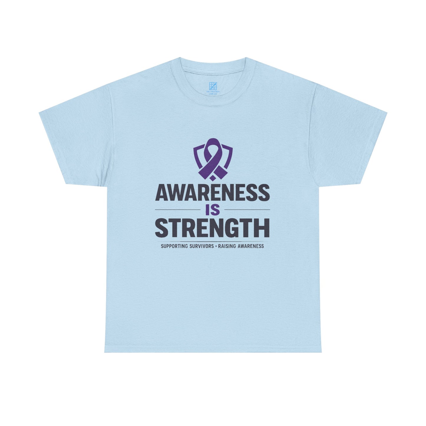 Awareness Is Strength – Domestic Violence Awareness T-Shirt