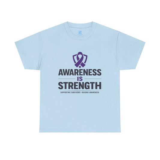 Awareness Is Strength – Domestic Violence Awareness T-Shirt