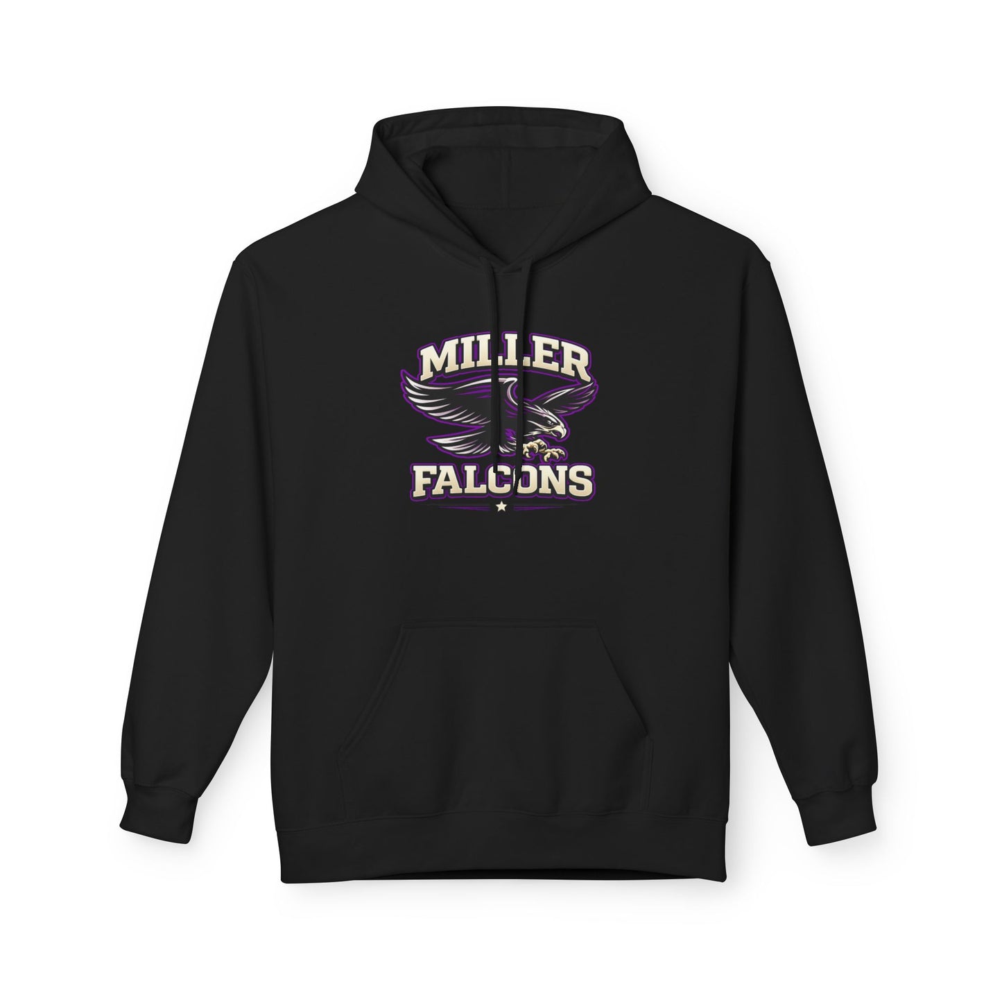 Miller Falcons Classic Fleece Pullover Hoodie | School Spirit Sweatshirt