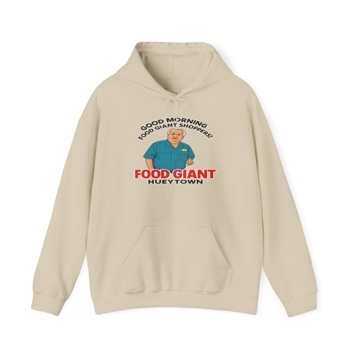 Adult Food Giant Hueytown “Good Morning Shoppers” Hoodie – Unisex Heavy Blend™ Sweatshirt