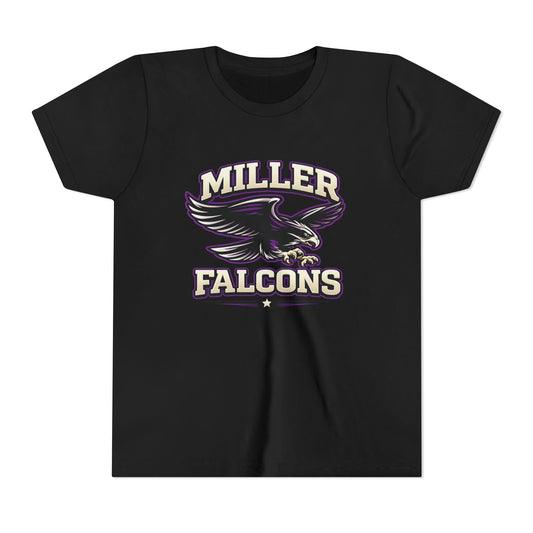 Miller Falcons Youth Short-Sleeve Spirit Tee