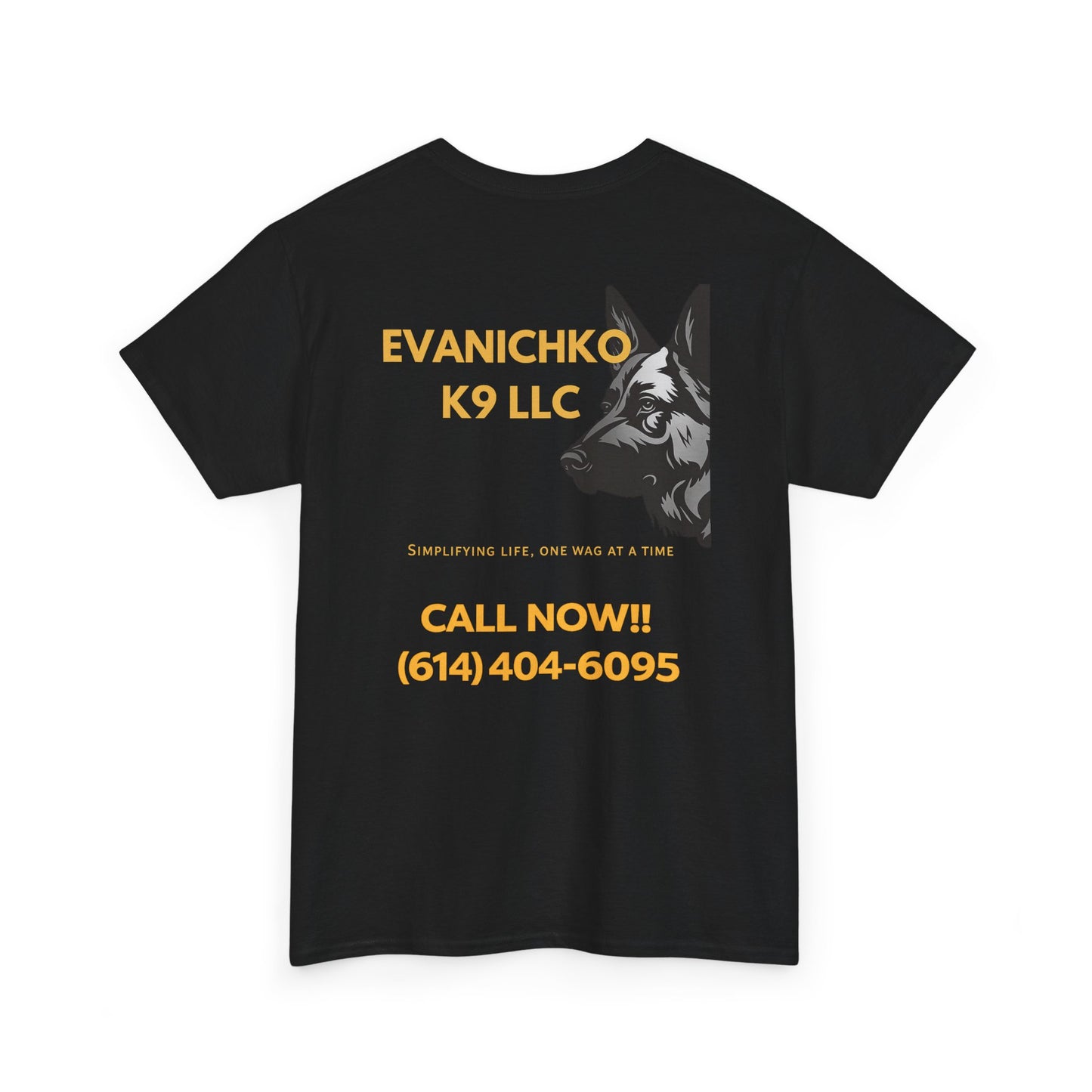 Evanichko K9 LLC Adult Heavy Cotton™ Unisex T-Shirt – Gildan 5000