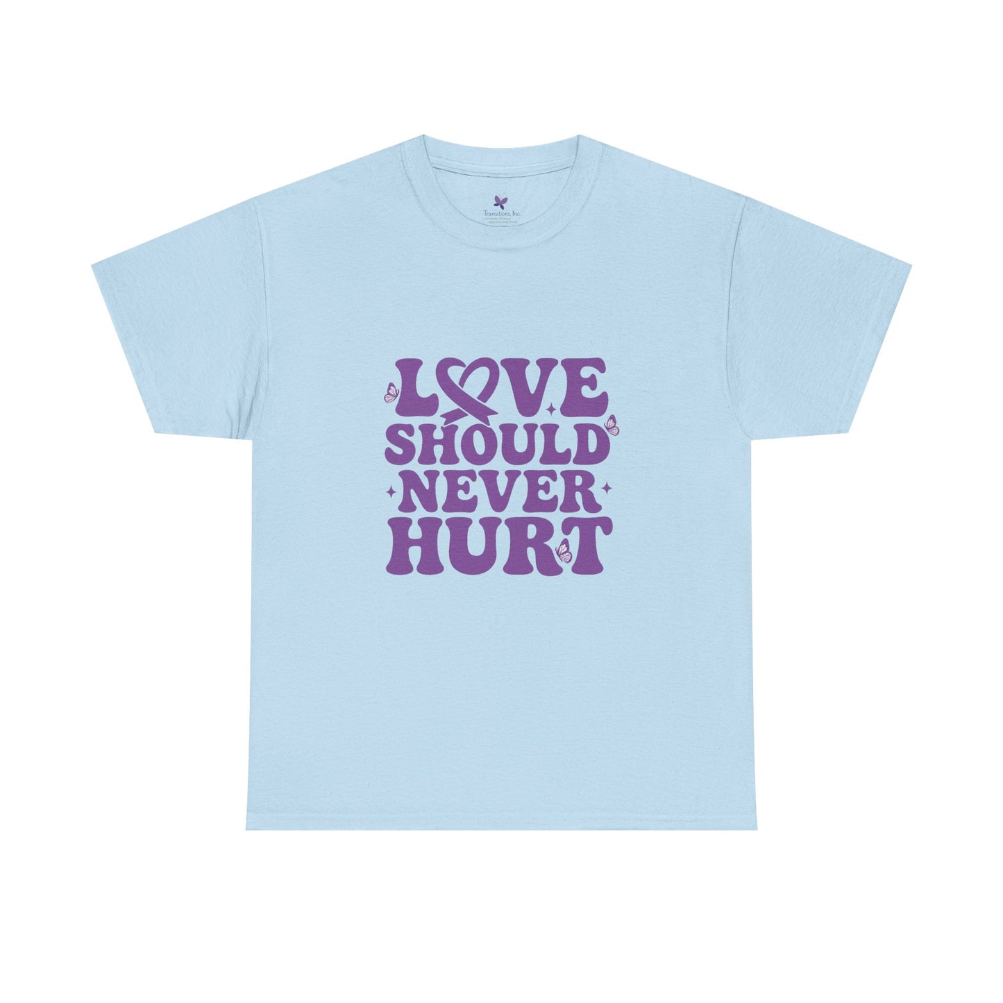 Love Should Never Hurt Survivor Support T-Shirt