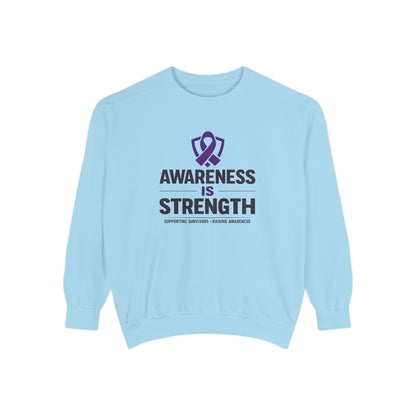 Awareness Is Strength Unisex Crewneck Sweatshirt