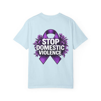 Stop Domestic Violence Awareness Apparel T-Shirt