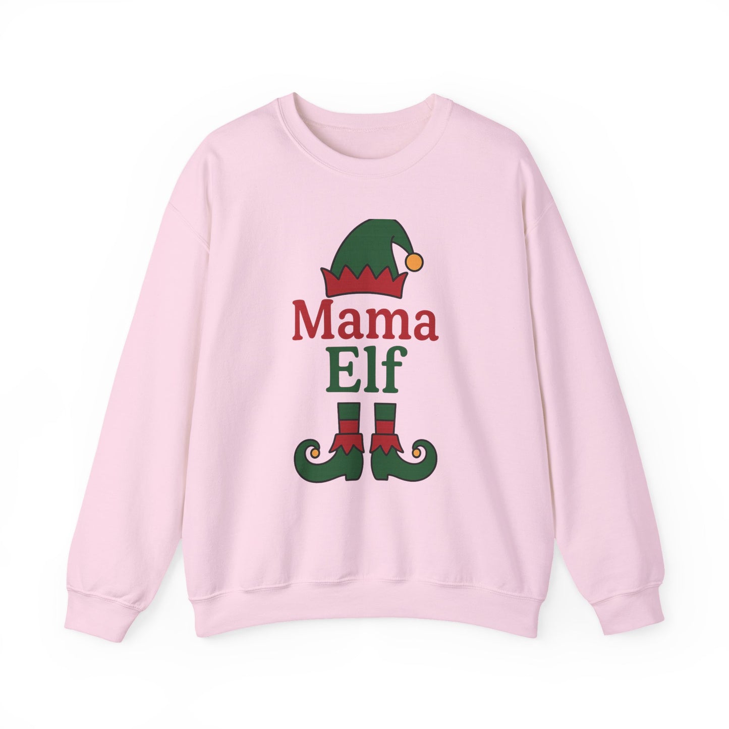 Mama Elf Christmas Crewneck Sweatshirt