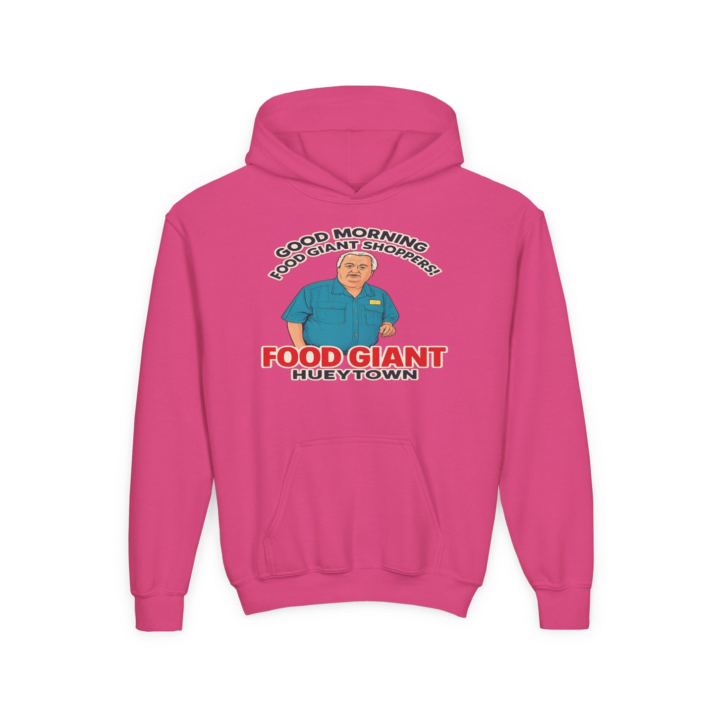 Youth “Good Morning Food Giant Shoppers” Graphic Hoodie