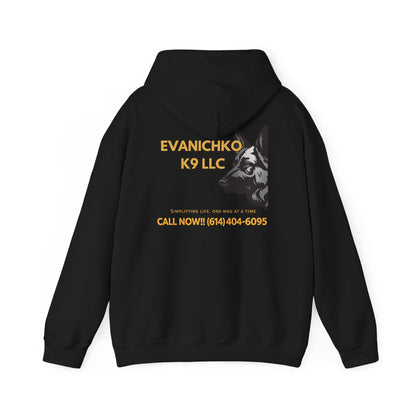 Adult Evanichko K9 LLC Hoodie – Gildan 18500 Heavy Blend™