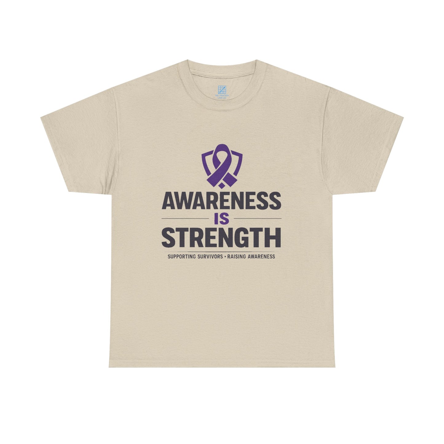 Awareness Is Strength – Domestic Violence Awareness T-Shirt