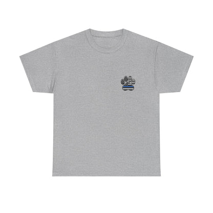 Custom K9 Thin Blue Line Shirt – Personalized Police Dog Tee