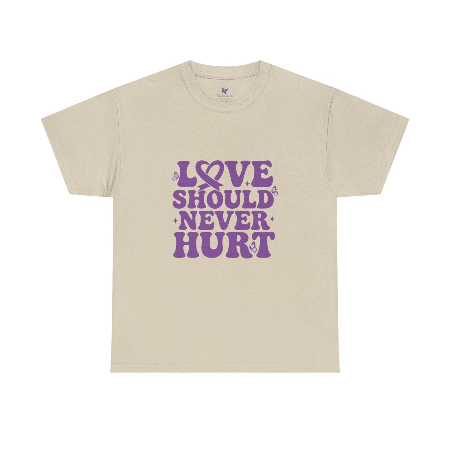 Love Should Never Hurt Survivor Support T-Shirt