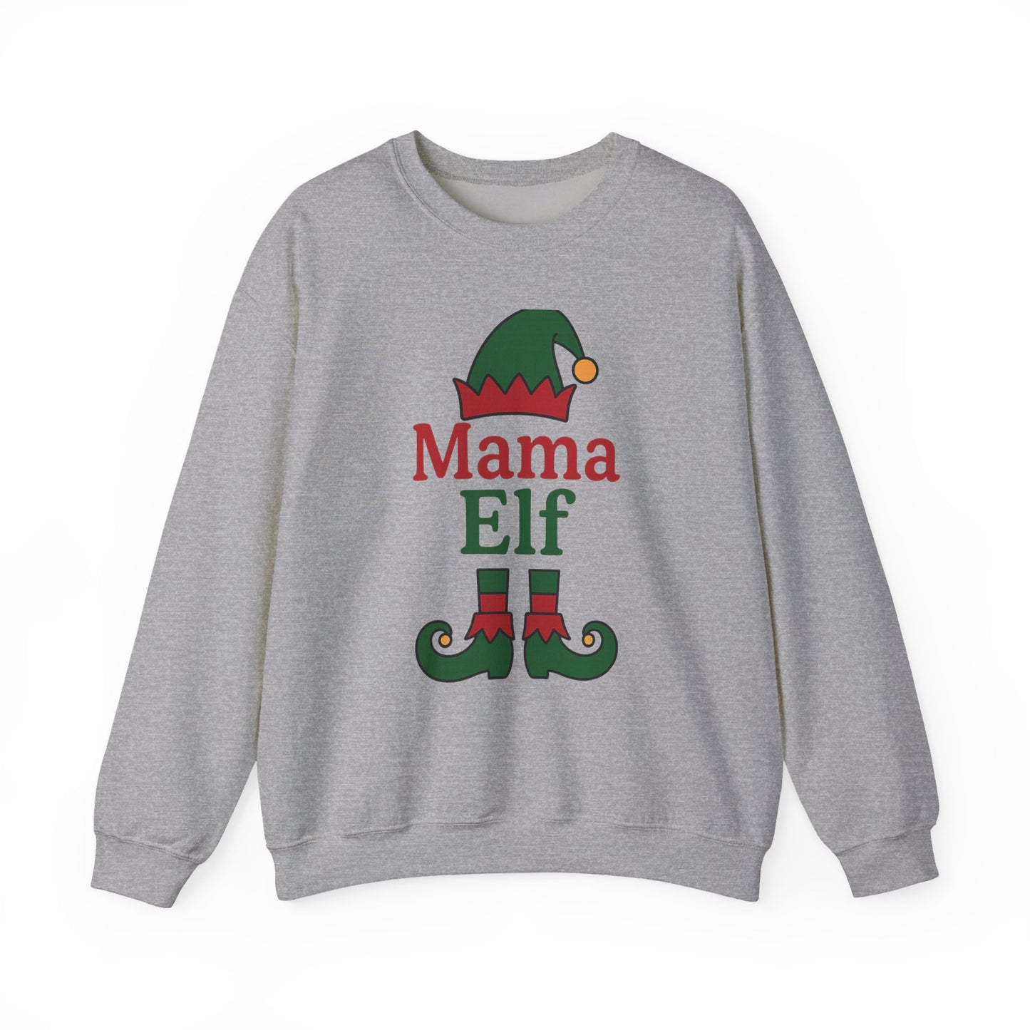 Mama Elf Christmas Crewneck Sweatshirt