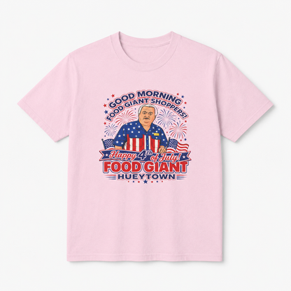 Adult Food Giant Hueytown Happy 4th of July Graphic T-Shirt