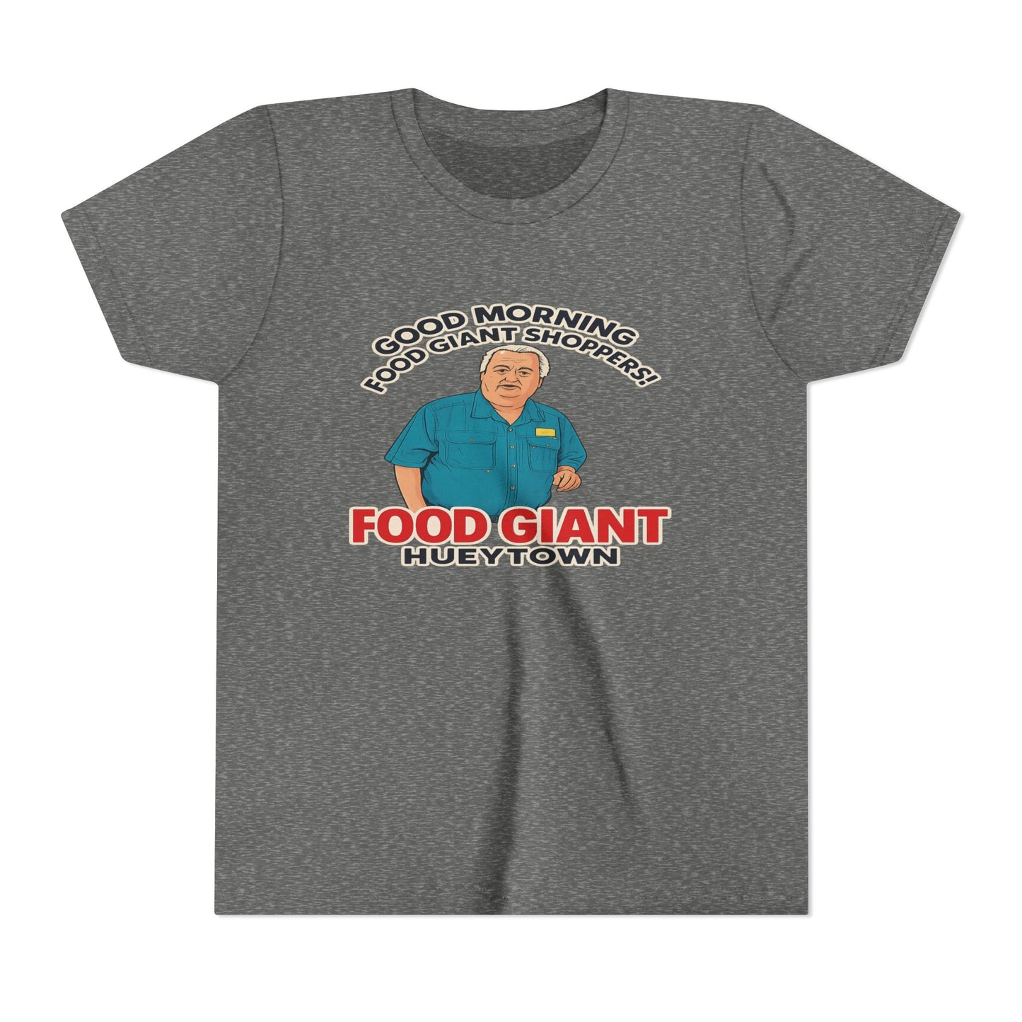 Youth “Good Morning Food Giant Shoppers” Graphic T-Shirt
