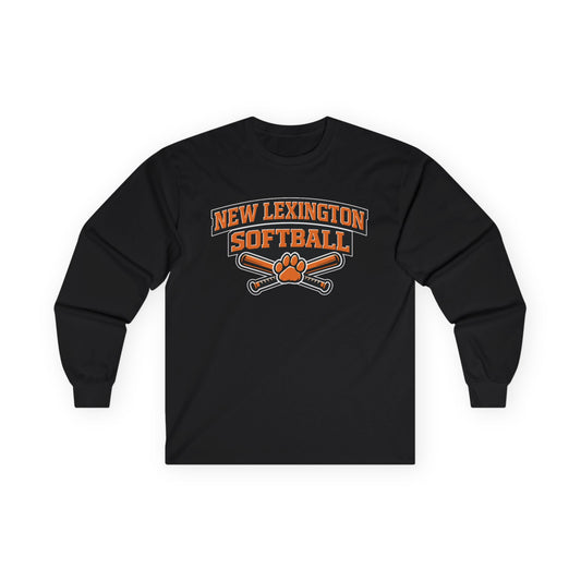 Adult New Lexington Panthers Softball Spirit Crewneck Sweatshirt