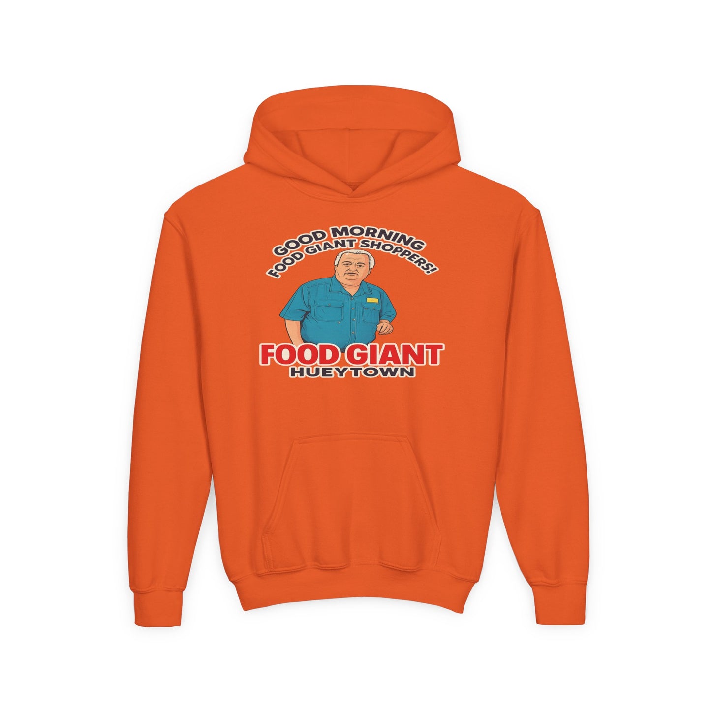 Youth “Good Morning Food Giant Shoppers” Graphic Hoodie