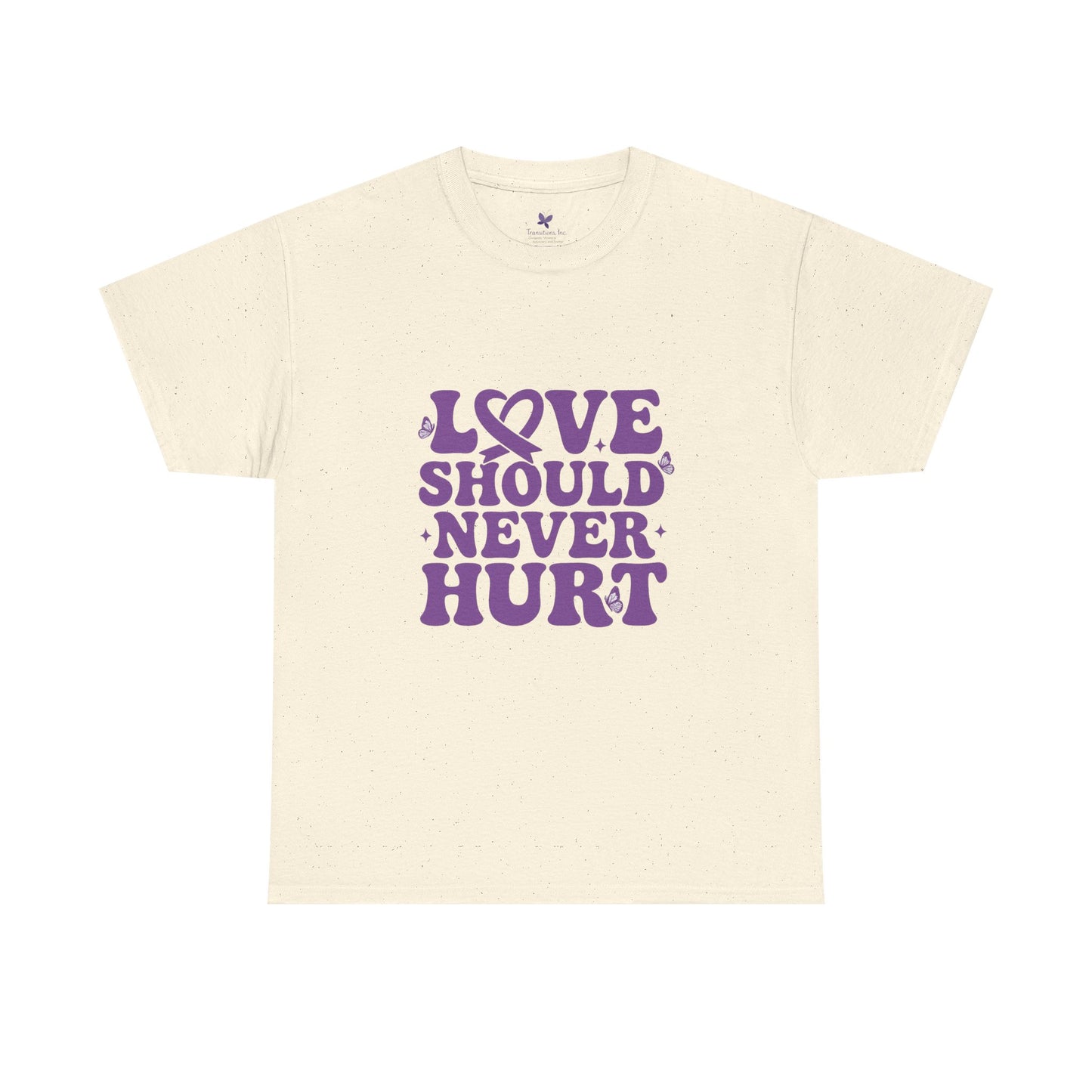 Love Should Never Hurt Survivor Support T-Shirt
