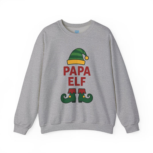 Papa Elf Christmas Crewneck Sweatshirt