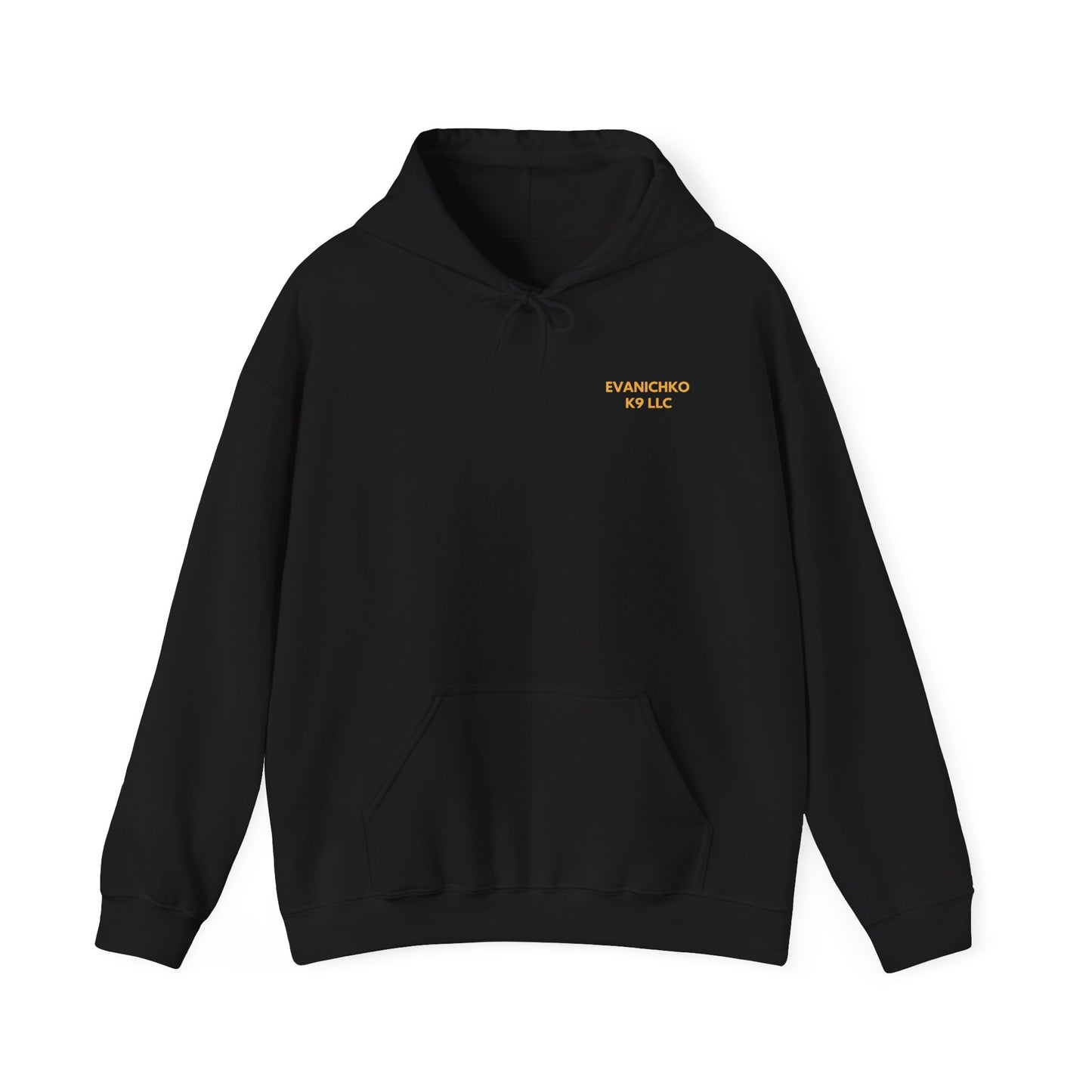 Adult Evanichko K9 LLC Hoodie – Gildan 18500 Heavy Blend™