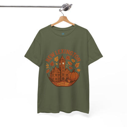Unisex New Lexington Courthouse Historic Fall Tee-Shirt