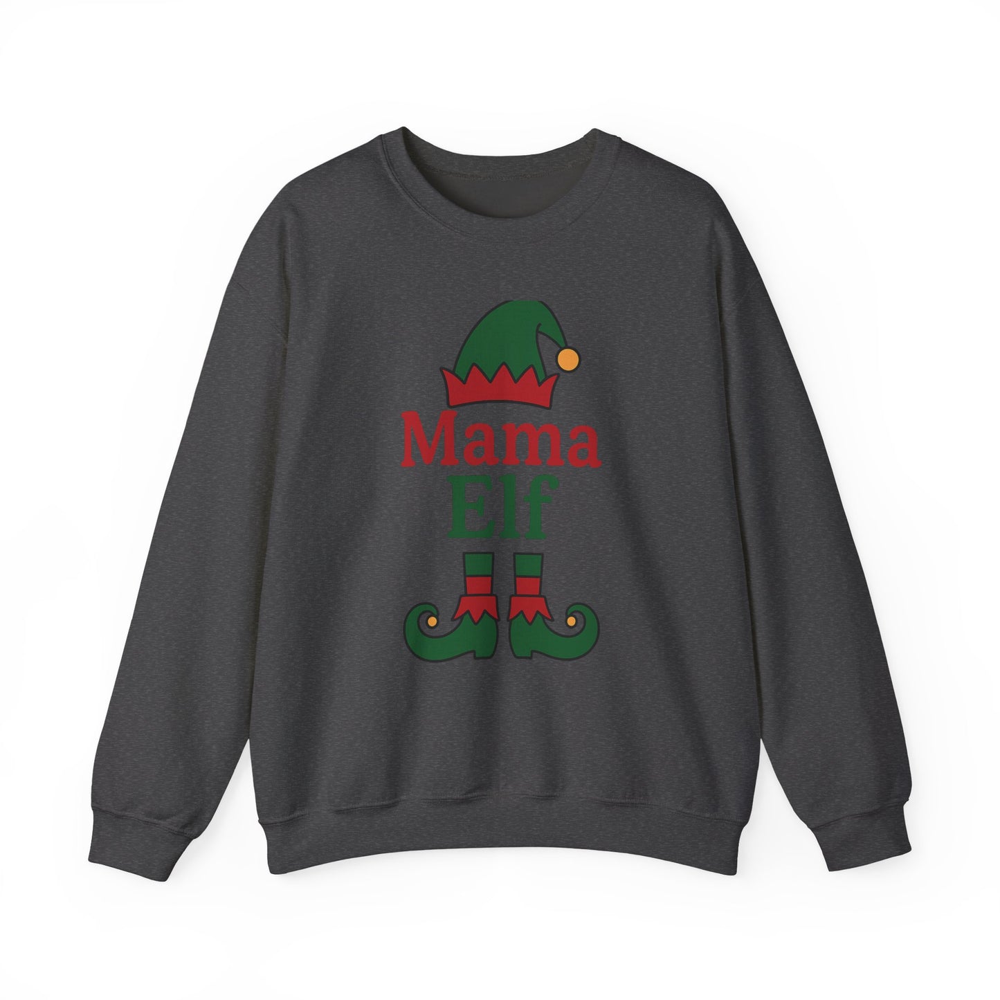 Mama Elf Christmas Crewneck Sweatshirt