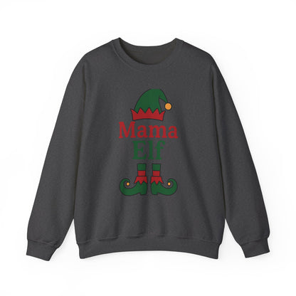Mama Elf Christmas Crewneck Sweatshirt