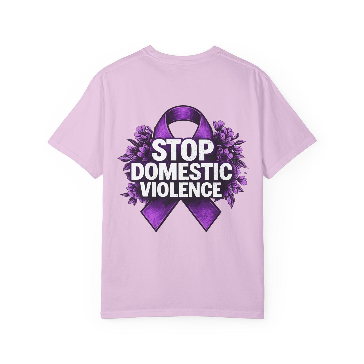 Stop Domestic Violence Awareness Apparel T-Shirt