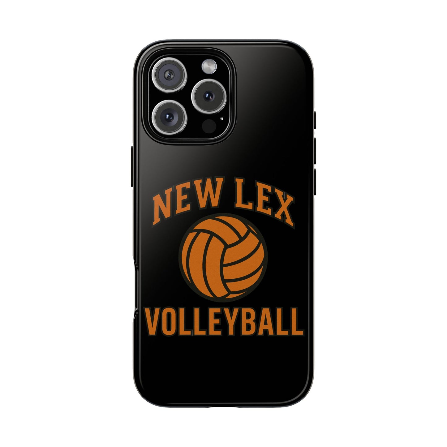 New Lex Volleyball Black Phone Case